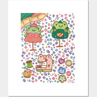 Froggy Clothes Store Posters and Art